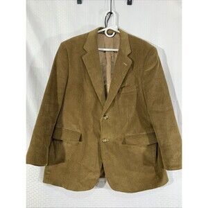 Brooks Brothers 346 Corduroy Sports Coat Blazer  Mens 44 S Brown Jacket Vintage